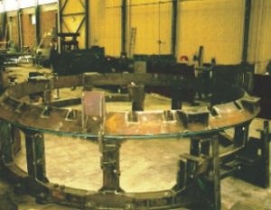 steel furnace shell